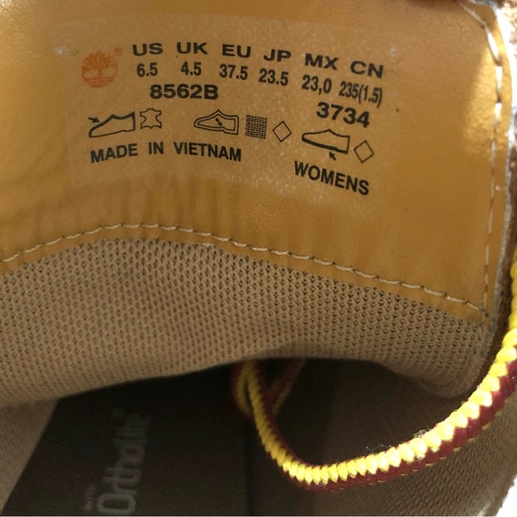 AUTHENTIC TIMBERLAND AVERLY LACE CHUKKA BOOT  SZ 6.5 - Picture 9 of 9